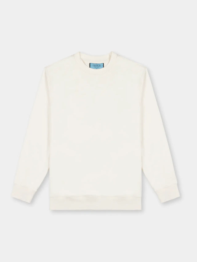 Essential Club Pullover | Weißer Rauch