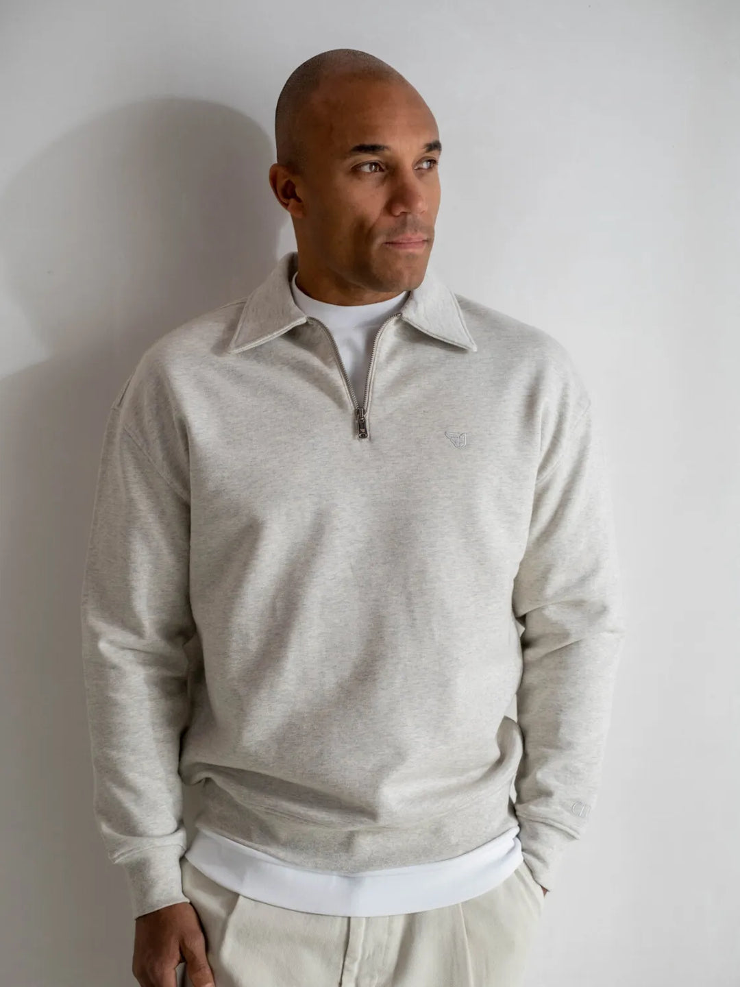 Essential Club Pullover | Grey Melange