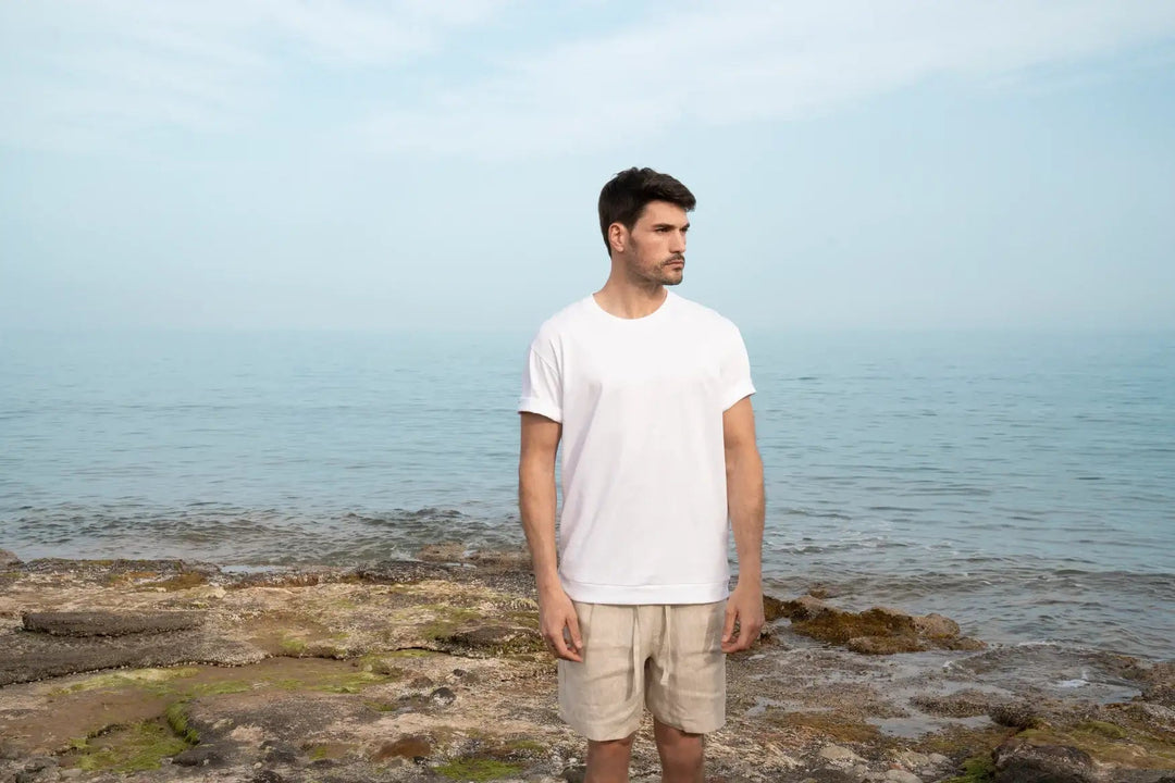 A higher or lower T-shirt neckline?
