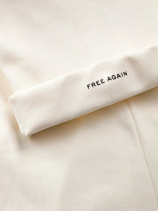 Freedom Fit Tee | White Smoke - CLUB 24