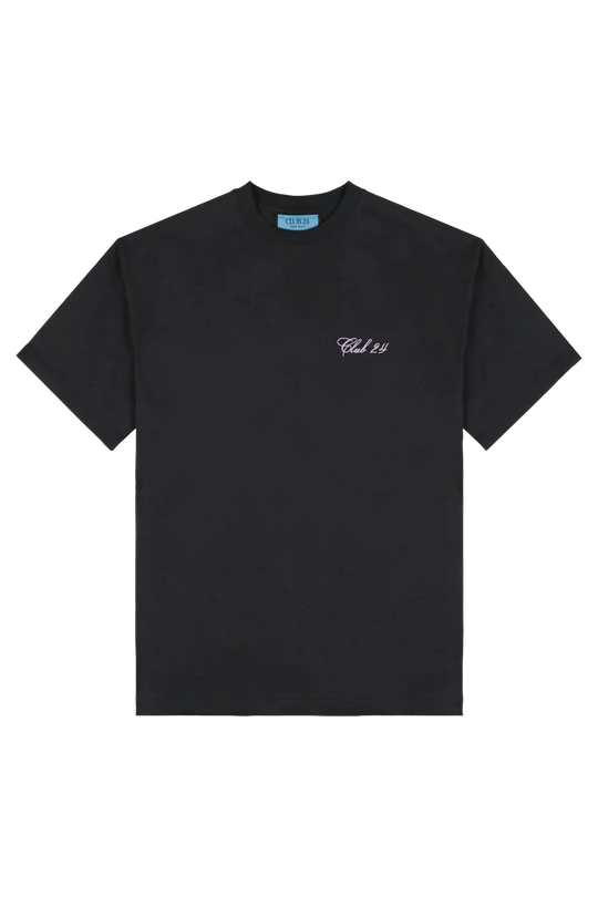 Signature Logo Tee | Black Navy