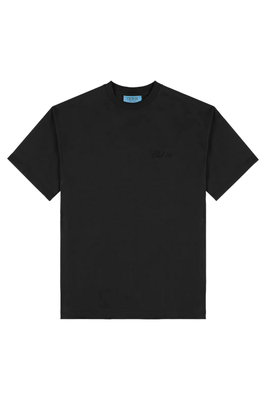 Signature Tee | Deep Black - CLUB 24