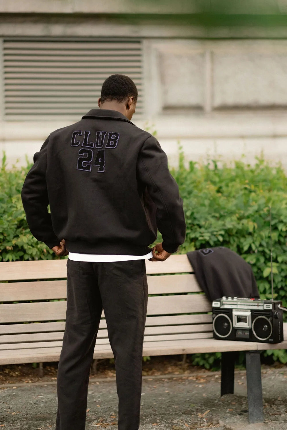 Signature Jacket | Black Navy