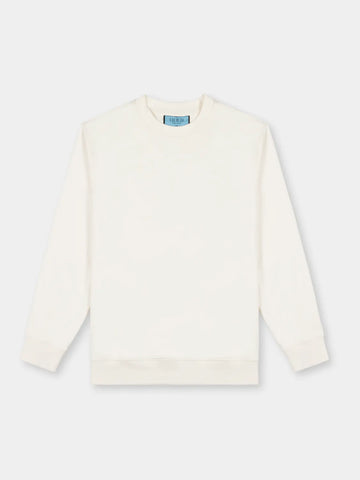 Essential Club Pullover | Weißer Rauch 