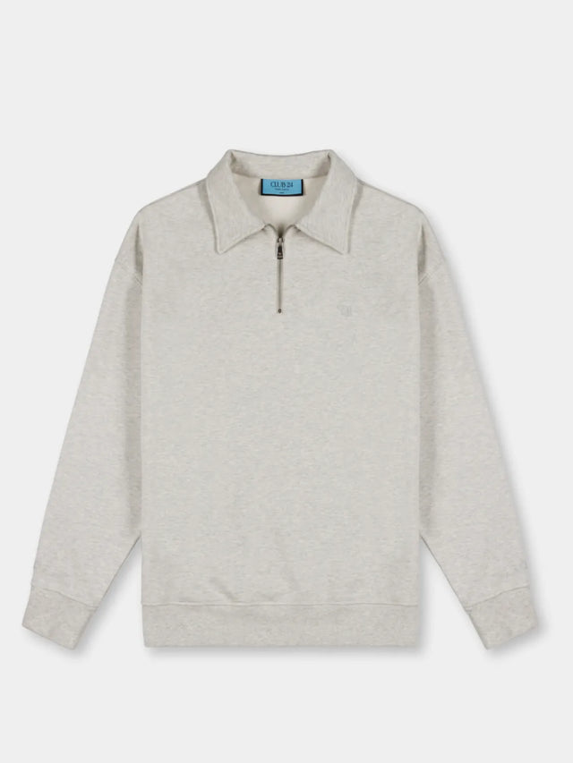 Essential Club Pullover | Grey Melange