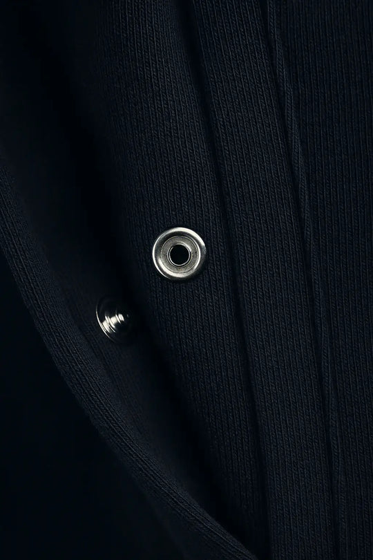 Signature Zip Weste | Schwarz Marine