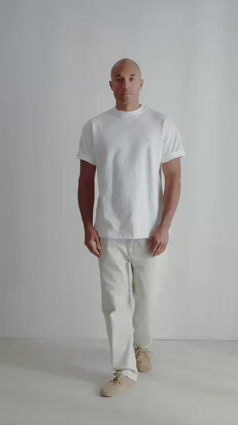 Club T-Shirt | Weißer Rauch